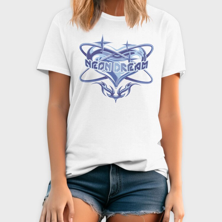 Y3K Neon Dream Heart, Tricou Barbati (Unisex)