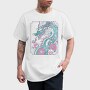 Floral Dragon Peranaken, Tricou Barbati (Unisex)