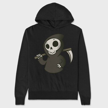 Hanorac Barbati (Unisex), Cute Grim Reaper