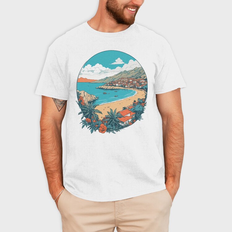 Albania Scenic Landscape, Tricou Barbati (Unisex)