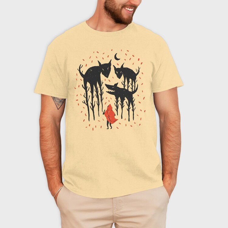 Red Riding Hood, Tricou Barbati (Unisex)