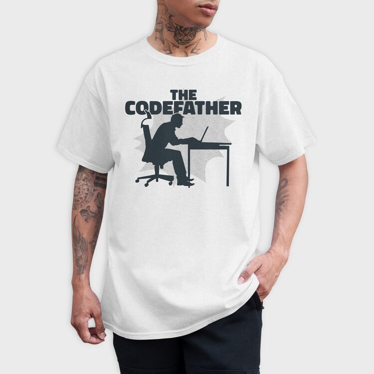 The Codefather Parody Programmer, Tricou Barbati (Unisex)