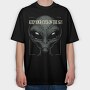Alien Face Ovni, Tricou Oversize Barbati (Unisex)