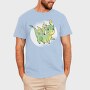 Cute Dragon Watercolor, Tricou Barbati (Unisex)