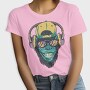 Monkey With Headphones, Tricou Femei