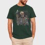 Floral Skeleton With A Bird Dove Life, Tricou Barbati (Unisex)
