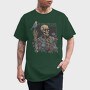 Floral Skeleton With A Bird Dove Life, Tricou Barbati (Unisex)
