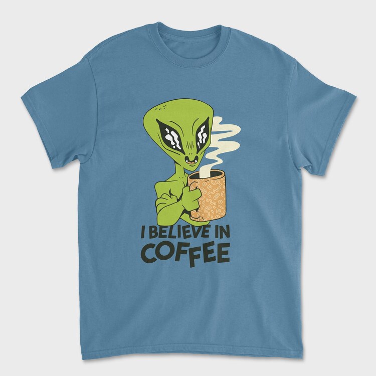 Tricou Barbati (Unisex), Alien Coffee