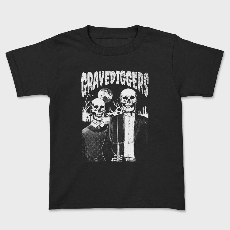 American Gothic Skull, Tricou Copii