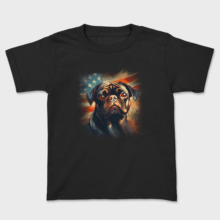 Tricou Copii, American Pug