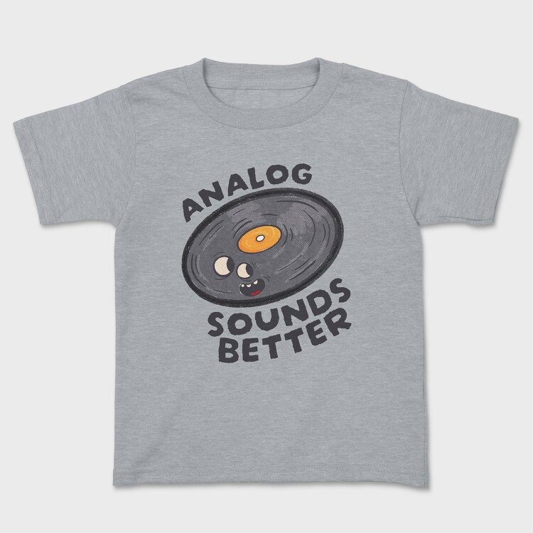 Tricou Copii, Analog Sounds Better