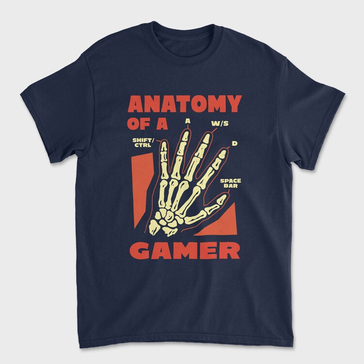 Anatomy of a Gamer, Tricou Barbati (Unisex)