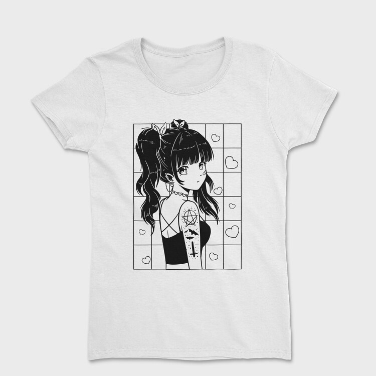 Tricou Femei, Anime Dark Cute