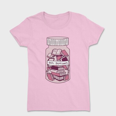 Anti Depressants Books, Tricou Femei