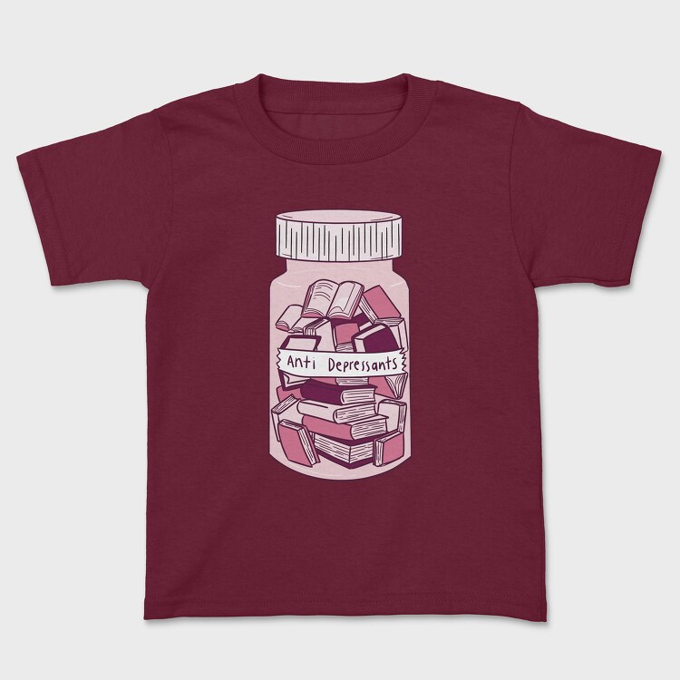 Anti Depressants Books, Tricou Copii