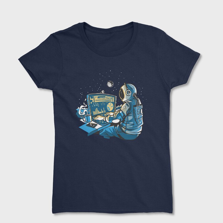 Tricou Femei, Astronaut Computer