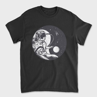 Astronaut Yin Yang, Tricou Barbati (Unisex)