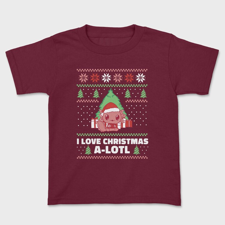 Axolotl Christmas, Tricou Copii