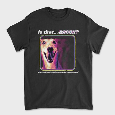 Bacon Dog, Tricou Barbati (Unisex)