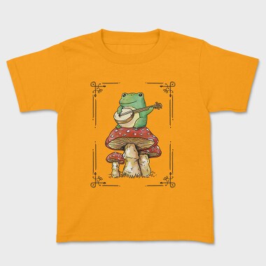 Tricou Copii, Banjo Frog on a Mushroom