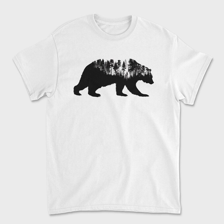 Bear Forest, Tricou Barbati (Unisex)