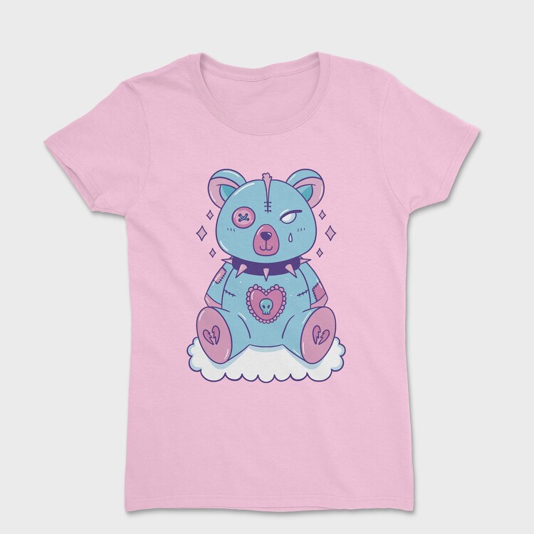 Bear Patchwork, Tricou Femei