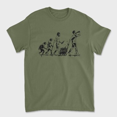 Beer Man Evolution, Tricou Barbati (Unisex)