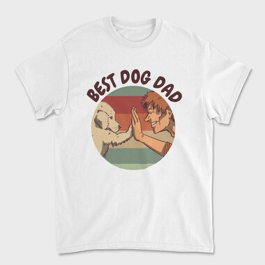 Tricou Barbati (Unisex), Best Dog Dad