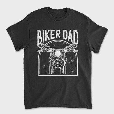 Biker Dad, Tricou Barbati (Unisex)