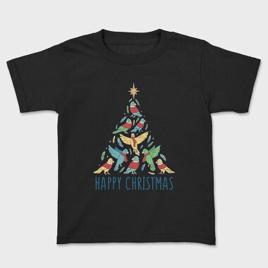 Birds Christmas Tree, Tricou Copii