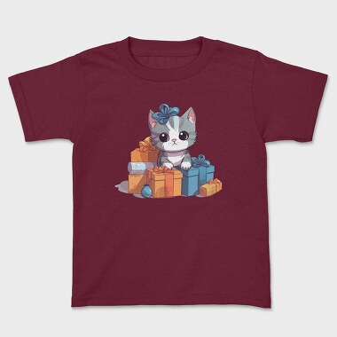 Tricou Copii, Birthday Cat