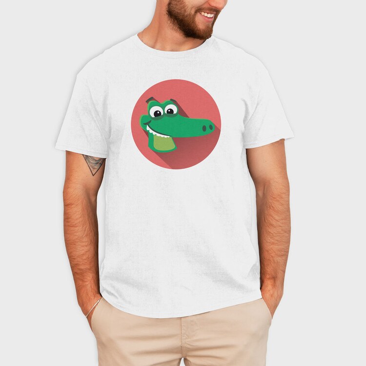Alligator Smile, Tricou Barbati (Unisex)