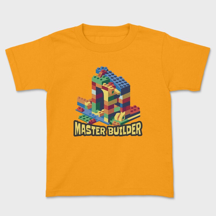 Tricou Copii, Blocks Builder Master