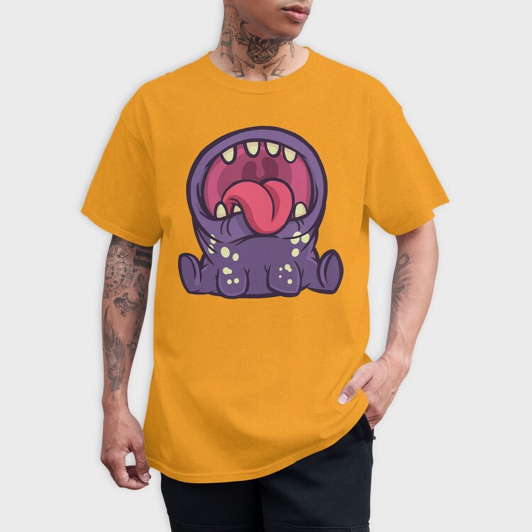 Monster Open Mouth, Tricou Barbati (Unisex)