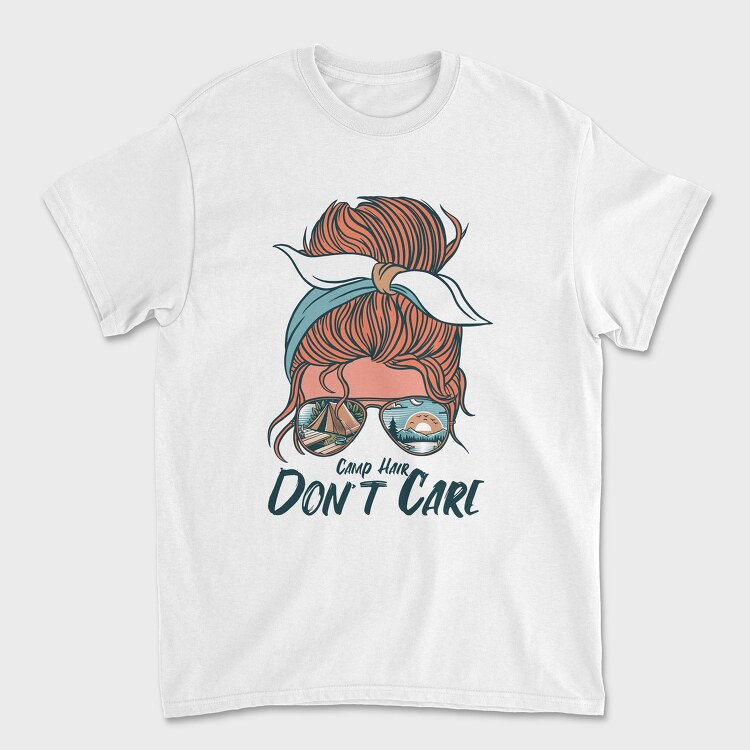 Camping Hair, Tricou Barbati (Unisex)