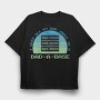 Dad Jokes Technology Sunset, Tricou Oversize Barbati (Unisex)