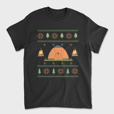 Camping Ugly Sweater, Tricou Barbati (Unisex)