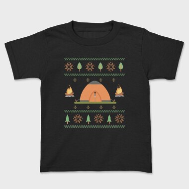 Camping Ugly Sweater, Tricou Copii