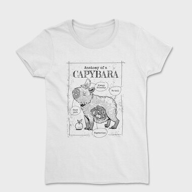 Capybara Anatomy, Tricou Femei