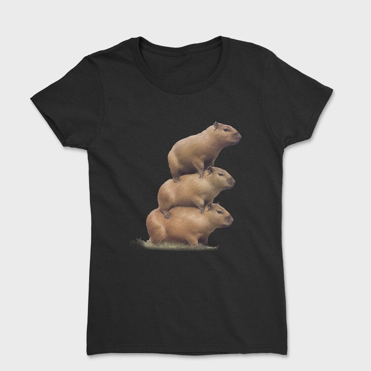 Tricou Femei, Capybara Tower