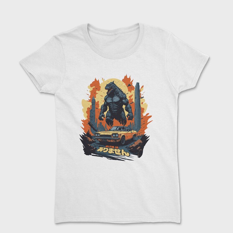 Tricou Femei, Car Monster Japanese