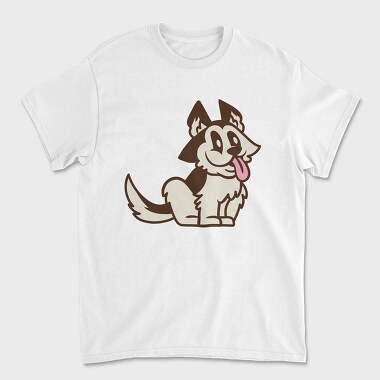 Cartoon Dog, Tricou Barbati (Unisex)