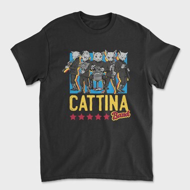 Tricou Barbati (Unisex), Cat Band