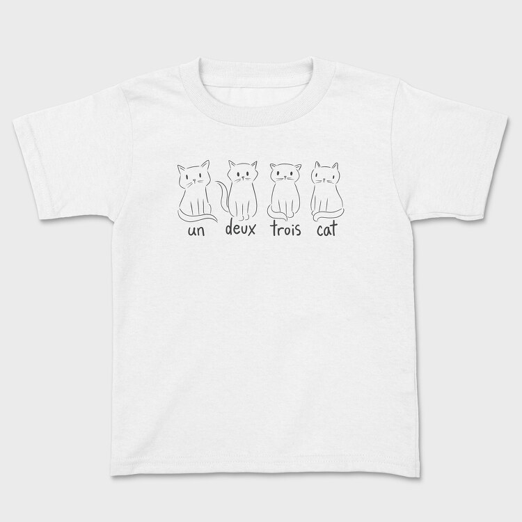 Tricou Copii, Cat French Quote