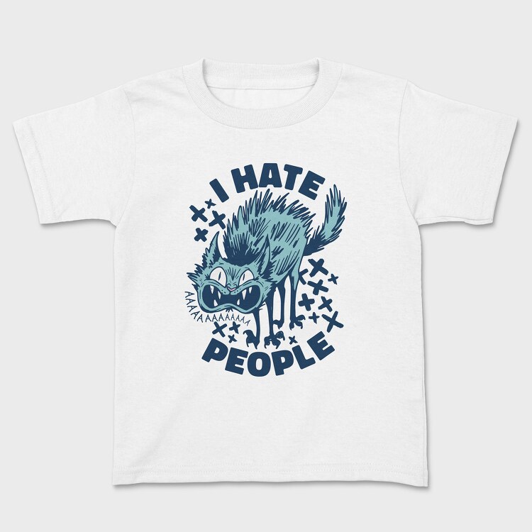 Tricou Copii, Cat I Hate People