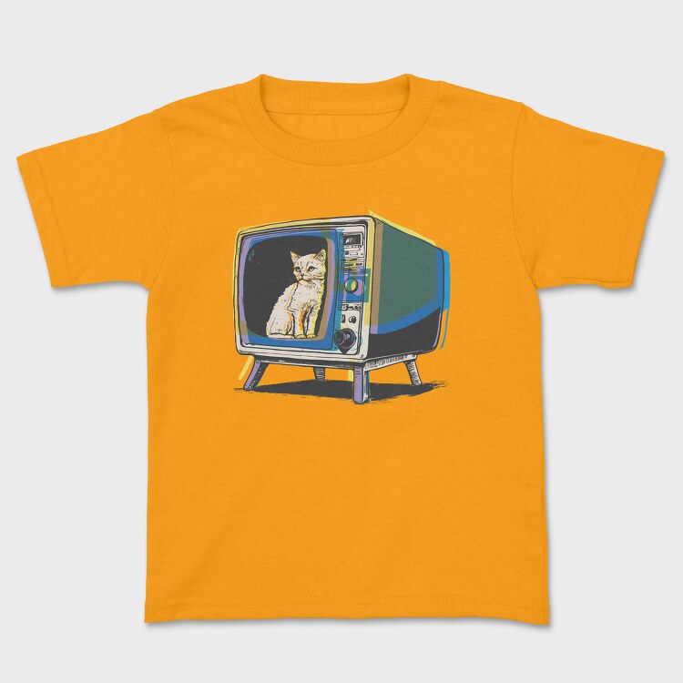 Tricou Copii, Cat Inside Tv