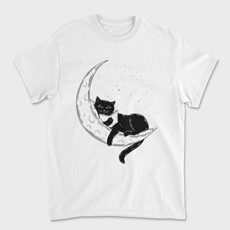 Cat on the Moon, Tricou Barbati (Unisex)