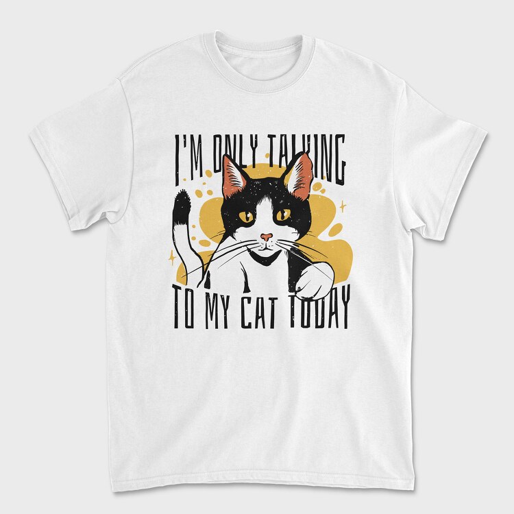 Tricou Barbati (Unisex), Cat Talk