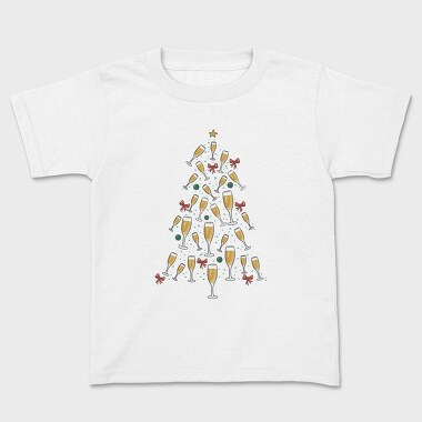 Champagne Christmas Tree, Tricou Copii