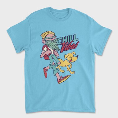 Chill Vibes Hipster, Tricou Barbati (Unisex)